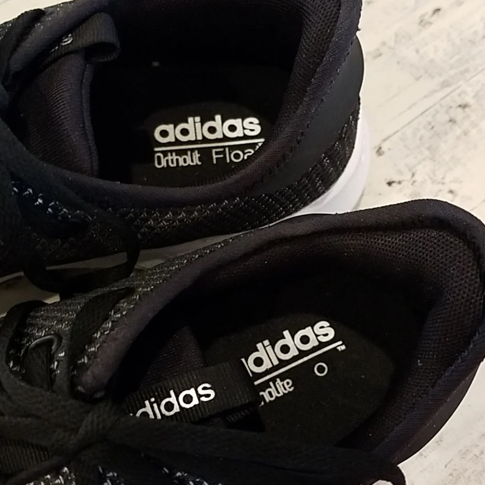 adidas Women’s  Black and White Athletic Sneakers